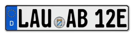 E-Kennzeichen LAUf als Wunschkennzeichen online reservieren