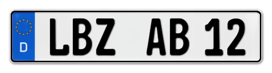 Autokennzeichen LüBZ Autokennzeichen LüBZ