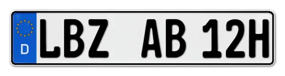 H-Kennzeichen LBZ online bestellen