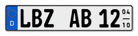 Saisonkennzeichen LüBZ Saisonkennzeichen LBZ für LüBZ online bestellen
