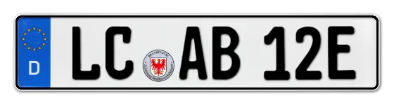 E-Kennzeichen LuCkau online bestellen