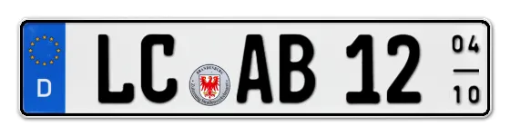Saisonkennzeichen LC für LuCkau online bestellen