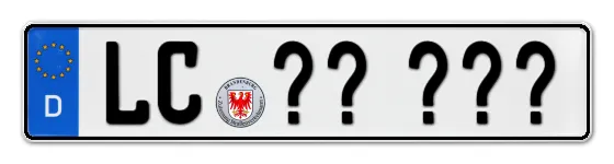 Wunschkennzeichen Luckau reservieren