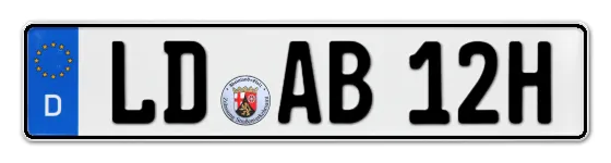 H-Kennzeichen LD online bestellen