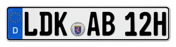 H-Kennzeichen LDK online bestellen