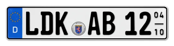 Saisonkennzeichen LDK für Lahn-Dill-Kreis online bestellen
