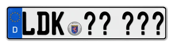 Wunschkennzeichen Lahn-dill-kreis reservieren