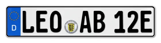 E-Kennzeichen LEOnberg online bestellen