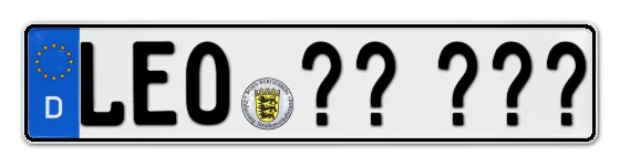 Wunschkennzeichen Leonberg reservieren