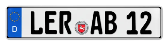 Kennzeichen LEeR bestellen