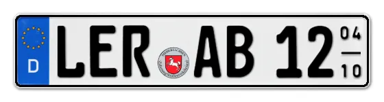 Saisonkennzeichen LER für LEeR als Wunschkennzeichen online bestellen