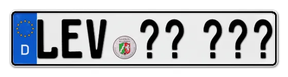 Wunschkennzeichen Leverkusen reservieren