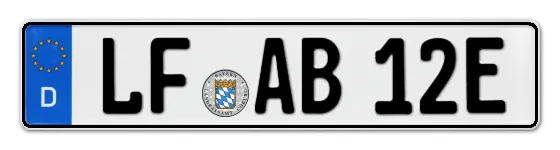 E-Kennzeichen LauFen online bestellen