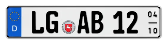 Saisonkennzeichen LG für LüneburG online bestellen