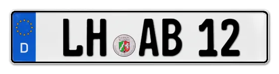 Autokennzeichen LüdingHausen