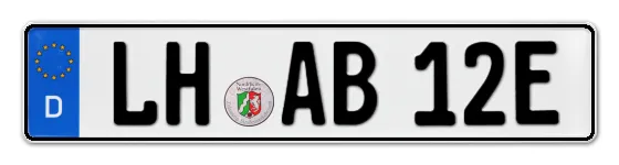 E-Kennzeichen LüdingHausen online bestellen