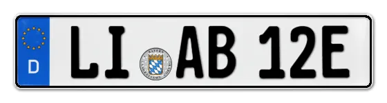 E-Kennzeichen LIndau online bestellen