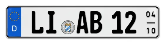 Saisonkennzeichen LIndau Saisonkennzeichen LI für LIndau online bestellen