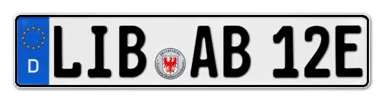 E-Kennzeichen LIeBenwerda online bestellen