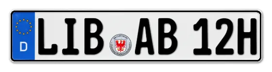 H-Kennzeichen LIB online bestellen