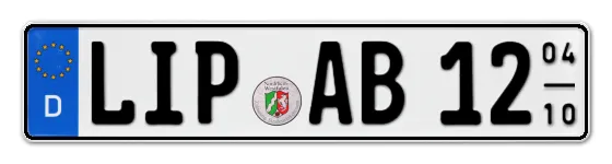 Saisonkennzeichen LIPpe als Wunschkennzeichen Saisonkennzeichen LIP für LIPpe als Wunschkennzeichen online bestellen