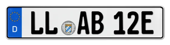 E-Kennzeichen Landsberg am Lech online bestellen