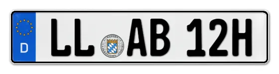H-Kennzeichen LL online bestellen