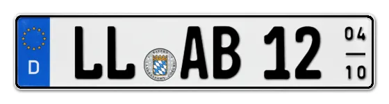 Saisonkennzeichen LL für Landsberg am Lech online bestellen