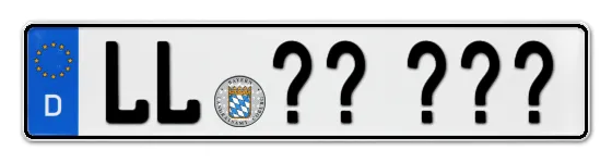 Wunschkennzeichen Landsberg-am-lech reservieren