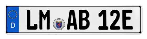 E-Kennzeichen LiMburg online bestellen