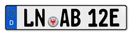 E-Kennzeichen LübbeN online bestellen