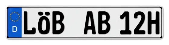 H-Kennzeichen LÖB online bestellen