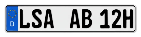 H-Kennzeichen LSA online bestellen
