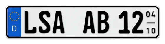 Saisonkennzeichen LSA für Land Sachsen-Anhalt online bestellen