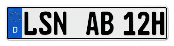 H-Kennzeichen LSN online bestellen