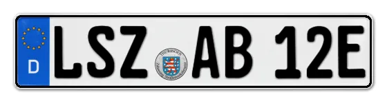 E-Kennzeichen LangenSalZa online bestellen