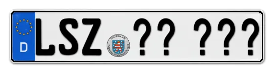 Wunschkennzeichen Langensalza reservieren