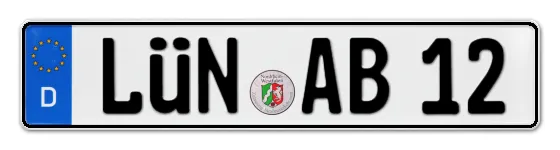 Autokennzeichen LÜNen