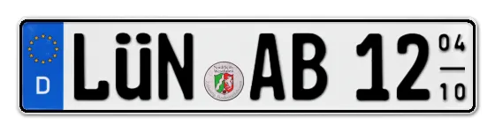 Saisonkennzeichen LÜN für LÜNen online bestellen