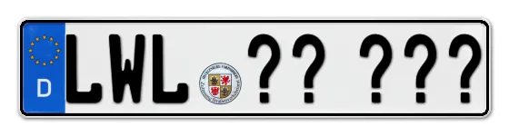 Wunschkennzeichen Ludwigslust reservieren