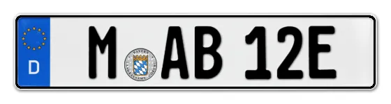 E-Kennzeichen München online bestellen