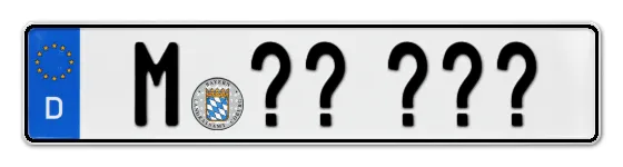 Wunschkennzeichen München reservieren