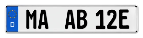 E-Kennzeichen MAnnheim online bestellen