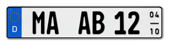 Saisonkennzeichen MA für MAnnheim online bestellen