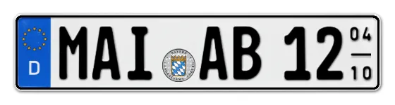 Saisonkennzeichen MAI für MAInburg online bestellen