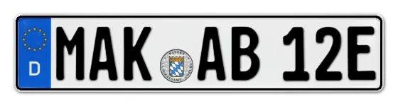 E-Kennzeichen MArKtredwitz online bestellen