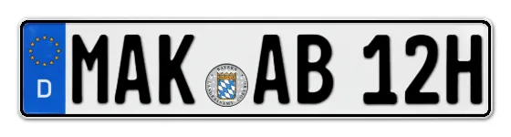 H-Kennzeichen MAK online bestellen