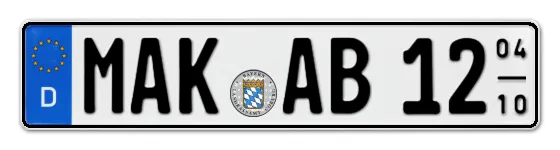 Saisonkennzeichen MAK für MArKtredwitz online bestellen