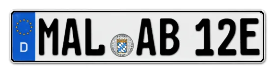 E-Kennzeichen MALlersdorf online bestellen