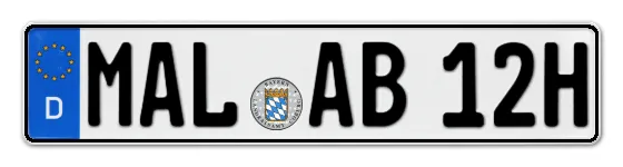 H-Kennzeichen MAL online bestellen